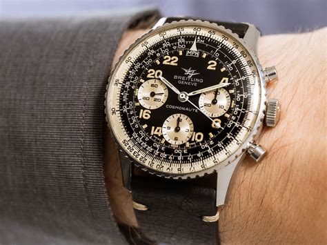 breitling blacksteel cosmonaute|Breitling cosmonaute 24 hr watch.